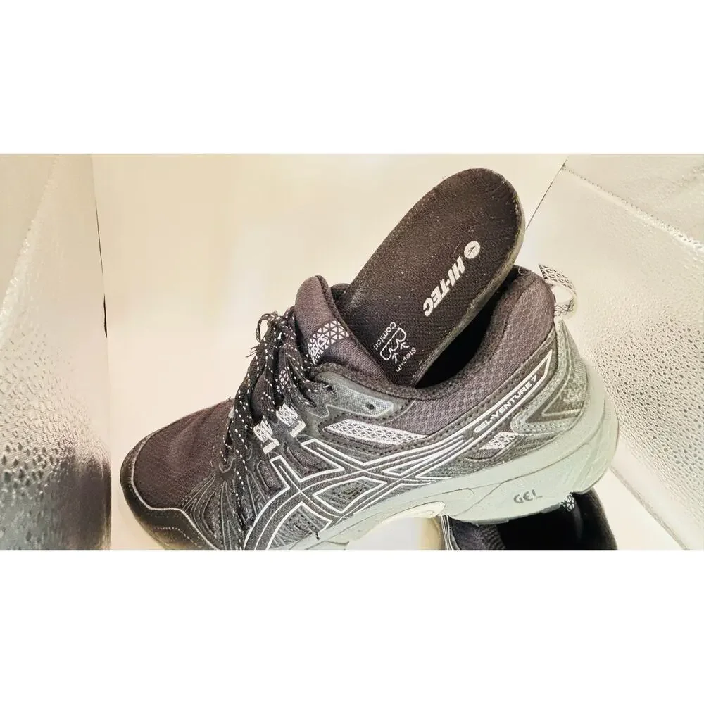 Asics Gel Venture 7 womens sz 8 running hiking shoes dark grey